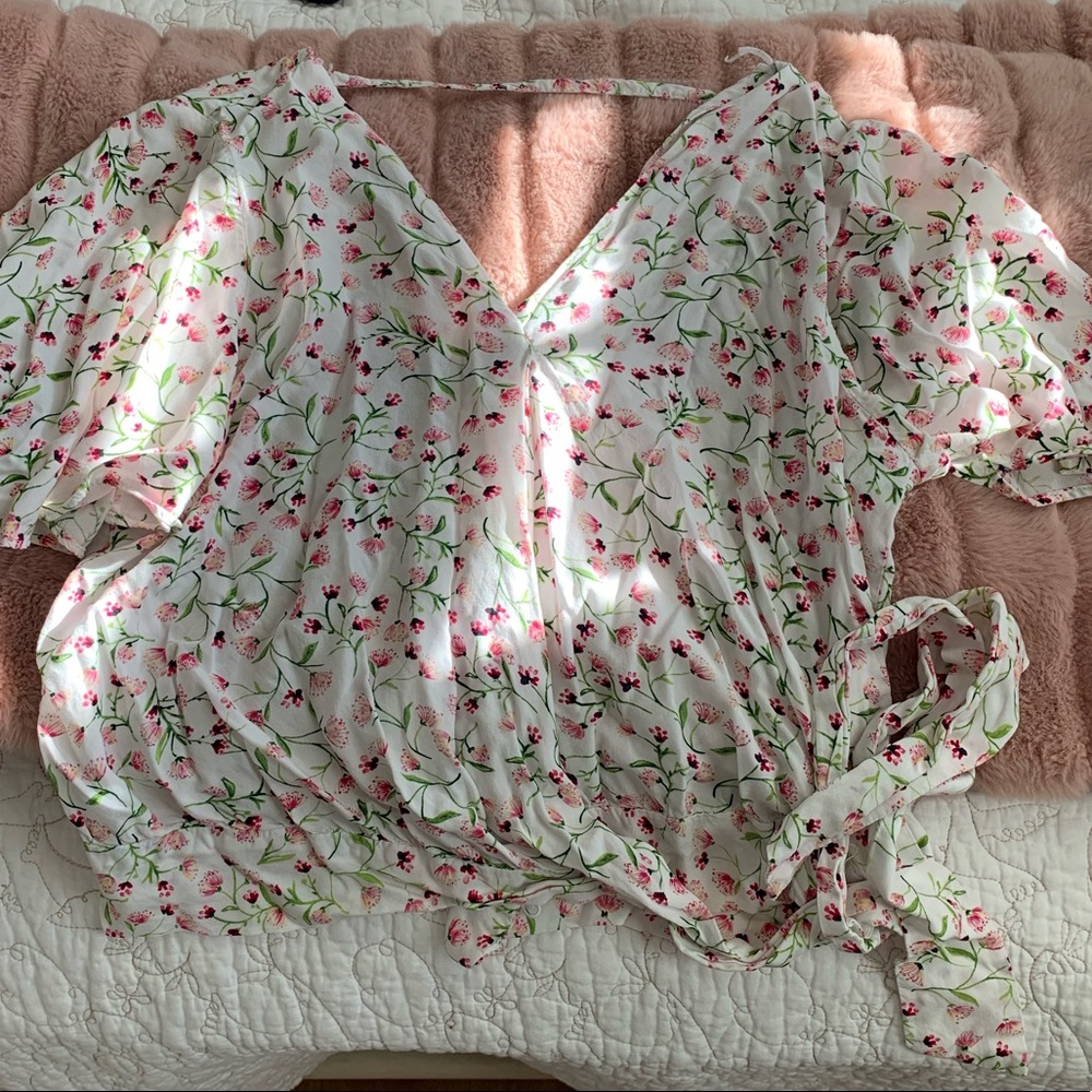 Summer floral shirt Zara